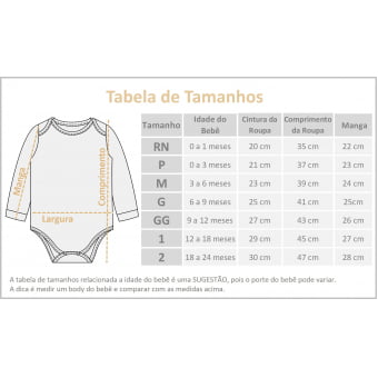 Conjunto Bebe Body Manga Longa e Calça Saruel - Bege