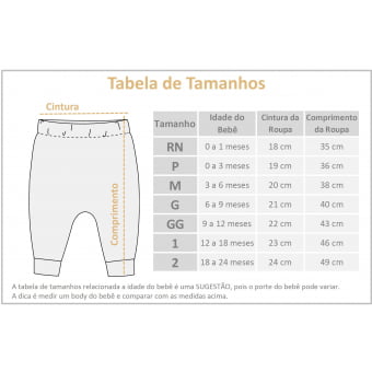 Conjunto Bebe Body Manga Longa e Calça Saruel - Bege