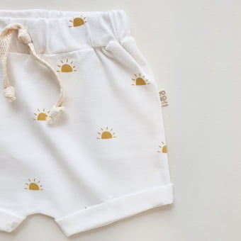 Conjunto Bebe Camiseta e Short - Sol