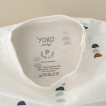 Conjunto Bebe Camiseta e Shorts - Arte Minimalista