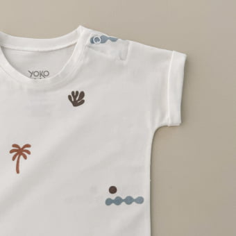 Conjunto Bebe Camiseta e Shorts - Querido Verão