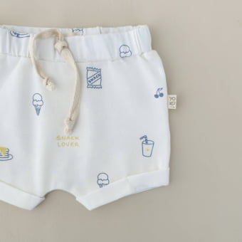 Conjunto Bebe Camiseta e Shorts - Snack Lover