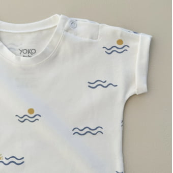 Conjunto Bebe Camiseta e Shorts - Sun & Sea