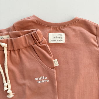 Conjunto Bebe Camiseta Manga Longa e Calça - Telha