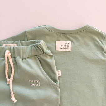 Conjunto Bebe Camiseta Manga Longa e Calça - Verde Sálvia