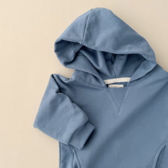 Conjunto Bebê Moletom Peluciado Comfy Capuz – Azul Boreal