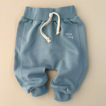 Conjunto Bebe Moletom Peluciado Comfy Capuz - Azul Celeste