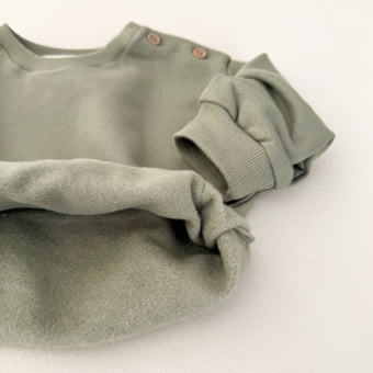 Conjunto Bebê Moletom Peluciado Comfy – Verde Pistache