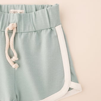 Conjunto Bebe Regata e Short - Aqua