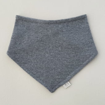 Babador Bandana Bebê Unissex - Algodão Premium - Mescla Escuro