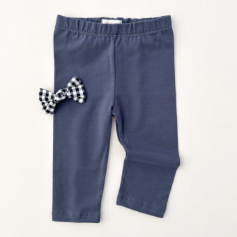 Calça Bebê Slim Unissex - Cotton Premium Leve - Marinho