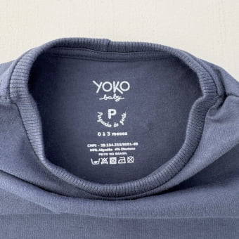 Camiseta Bebê Manga Curta Unissex - Cotton Premium Leve - Marinho