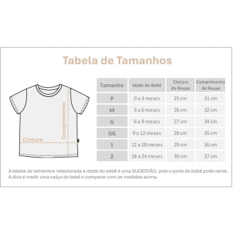 Camiseta Bebê Manga Curta Unissex - Cotton Premium Leve - Mescla Escuro