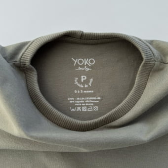 Camiseta Bebê Manga Curta Unissex - Cotton Premium Leve - Verde Oliva