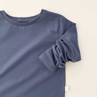 Camiseta Infantil Manga Longa Unissex - Cotton Premium Leve - Marinho