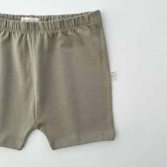 Short Infantil Slim Unissex - Cotton Premium Leve - Verde Oliva