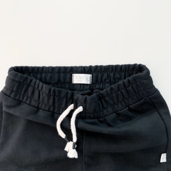 Calça Cargo Kids Moletom - Preto