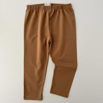 Calça Infantil Slim Unissex - Cotton Premium Leve - Caramelo