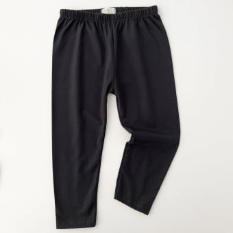Calça Infantil Slim Unissex - Cotton Premium Leve - Preto