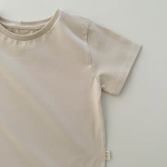 Camiseta Infantil Manga Curta Unissex - Cotton Premium Leve - Aveia