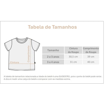 Camiseta Infantil Manga Curta Unissex - Cotton Premium Leve - Off White