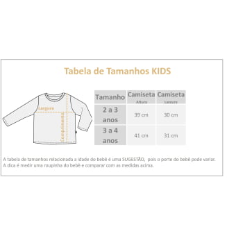 CAMISETA KIDS MANGA LONGA UNISSEX - OFF WHITE