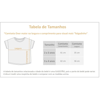 Camiseta Kids Manga Curta Oversized - Snack Lover