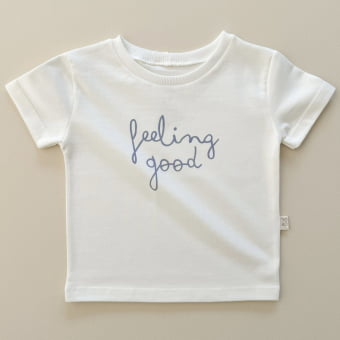 Camiseta Kids Manga Curta Unissex - Feeling Good