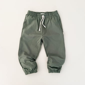 Conjunto Infantil Camiseta Listrado Premium e Calça Molecotton — Marfim e Verde Floresta