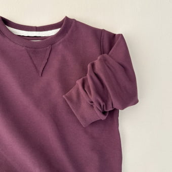 Conjunto Infantil Molecotton Manga Longa - Beringela