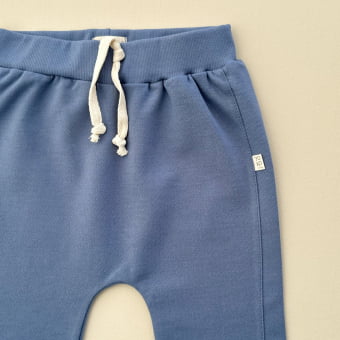 Conjunto Infantil Moletom Peluciado Comfy – Azul Índigo