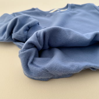 Conjunto Infantil Moletom Peluciado Comfy – Azul Índigo
