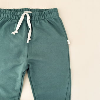 Conjunto Infantil Moletom Peluciado Comfy Capuz – Verde Aurora