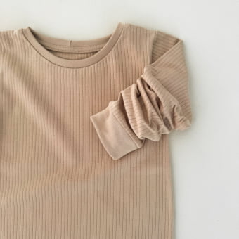 Conjunto Infantil Pijama Manga Longa – Latte