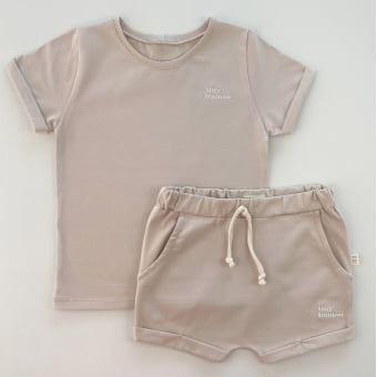 Conjunto Kids Camiseta e Short - Shitake