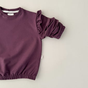 Conjunto Kids Feminino Molecotton Manga Longa – Berinjela