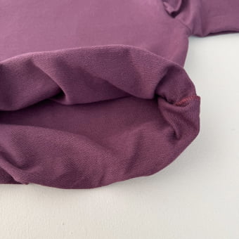 Conjunto Kids Feminino Molecotton Manga Longa – Berinjela