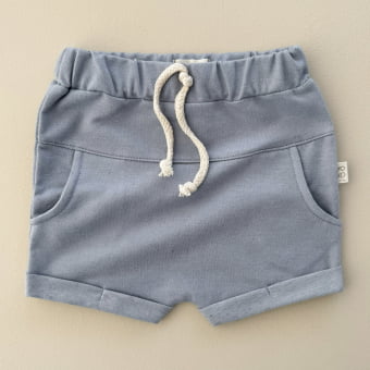 Short Saruel Kids Texturizado - Azul Brisa