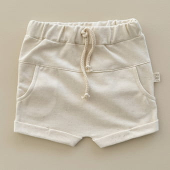 Short Saruel Kids Texturizado - Natural