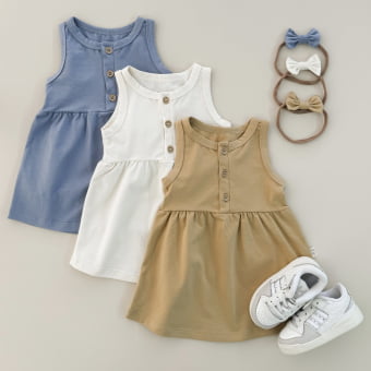 Vestido Kids Regata - Mel