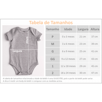 Kit Body Bebe e Camiseta  Manga Curta Céu Estrelado - 6 peças