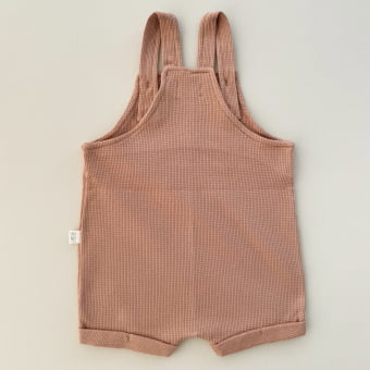 Jardineira Bebe Waffle – Telha