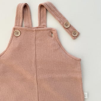 Jardineira Bebe Waffle – Telha