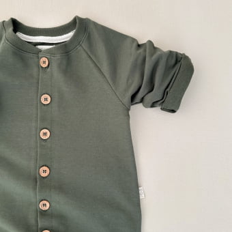 Macacão Bebe Molecotton Comfy - Verde Floresta