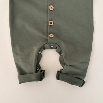 Macacão Bebe Molecotton Comfy - Verde Floresta