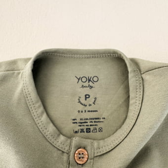 Macaquinho Bebe Manga Curta - Verde Pistache