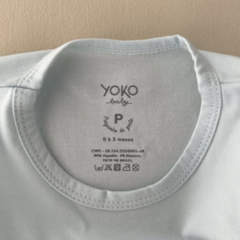 Macaquinho Bebe Regata Cotton Leve - Azul Céu