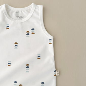 Macaquinho Bebe Regata Cotton Leve - Arte Minimalista