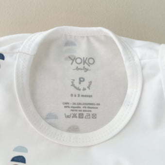 Macaquinho Bebe Regata Cotton Leve - Arte Minimalista