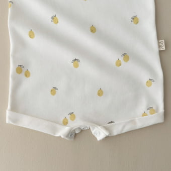Macaquinho Bebe Regata Cotton Leve - Lemon